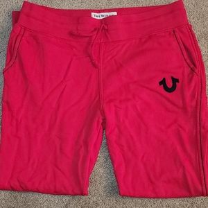 New womens true religion sweatpants size M